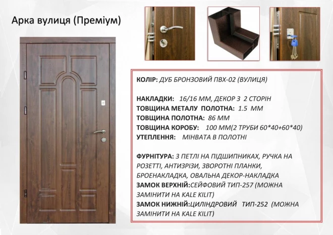 Redfort" модель Арка ПВХ-02 - Doors in stock