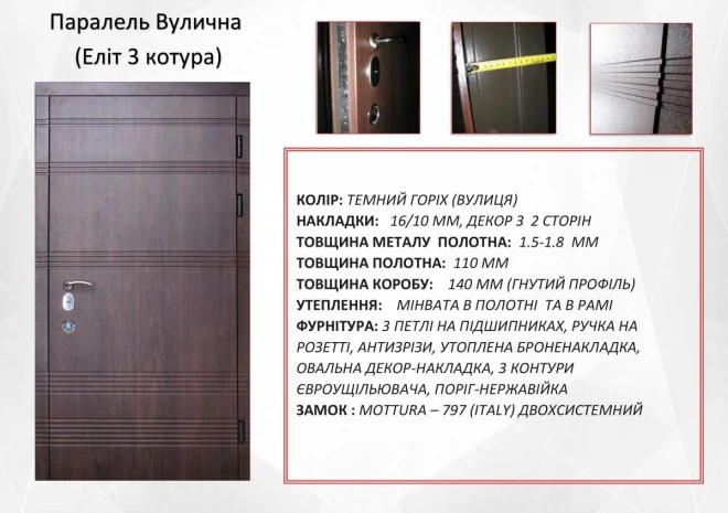 "Redfort" модель Паралель - Двері в наявності на складі