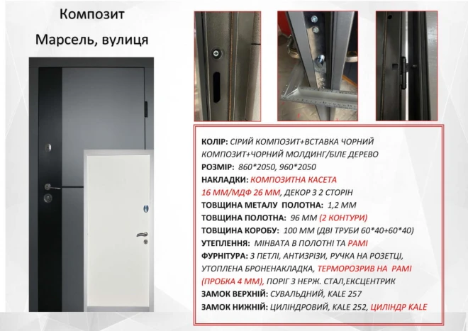 "Redfort" модель Марсель - Двері в наявності на складі