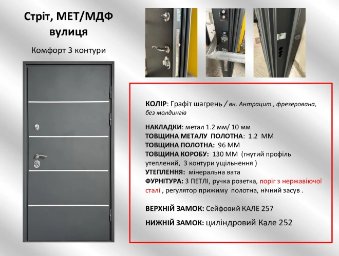 "Redfort" модель Стріт Грей - Двері в наявності на складі
