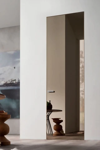 скрытая   "Invisible" Mirror Bronze INSIDE - Межкомнатные двери