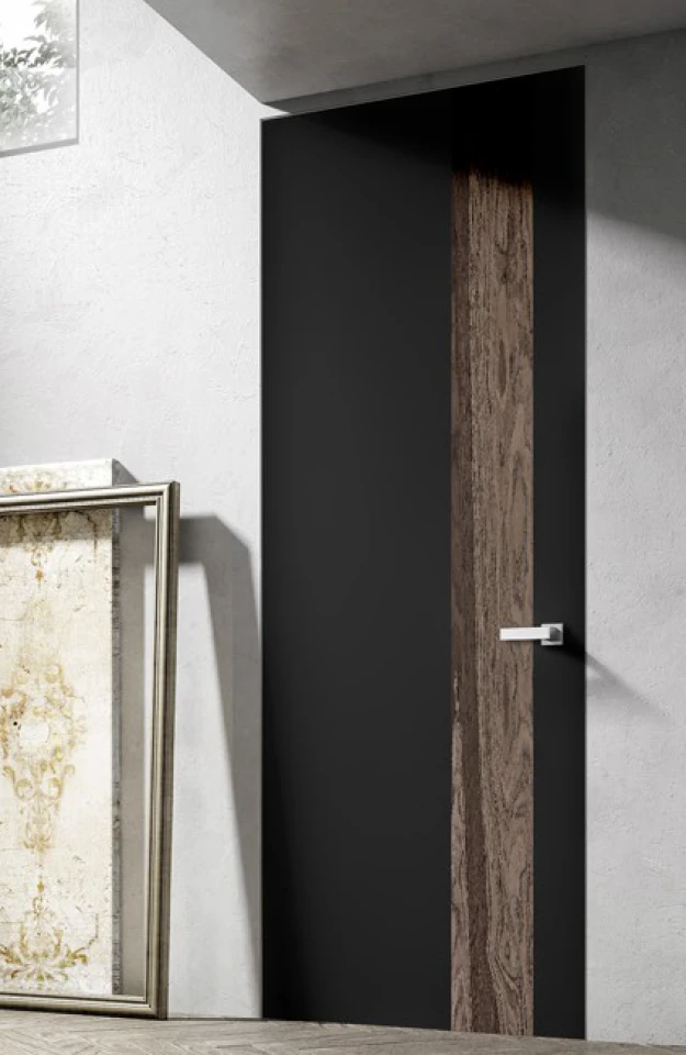 приховані Invisible Wood шпон wear amarican walnut - Міжкімнатні двері