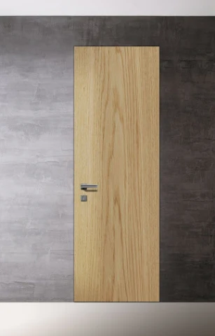 скрытая "Invisible" Wood шпон дуб светлый тангентальный - Межкомнатные двери