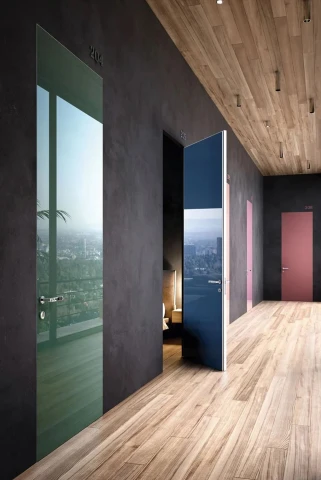 скрытая "Invisible" Color Glass  - Межкомнатные двери