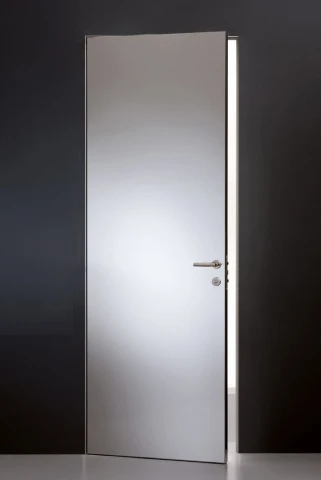 скрытая "Invisible" Color Mirror satin - Межкомнатные двери