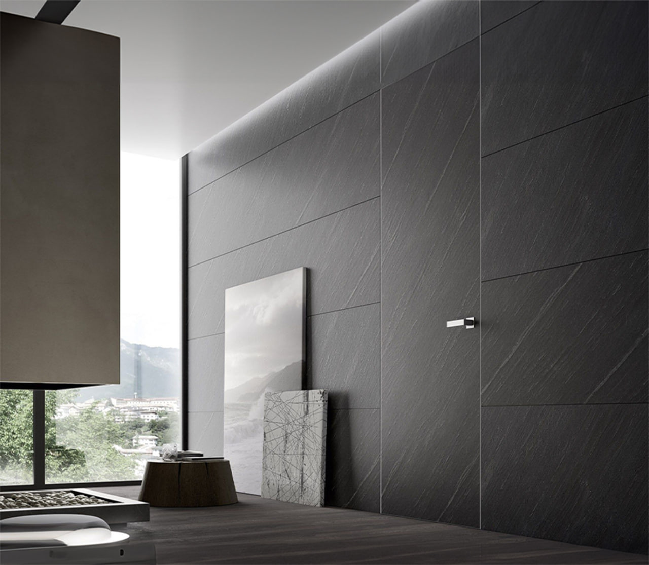 Скрытые двери HPL