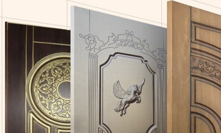 Декоративные накладки на двери: назначение и разновидности