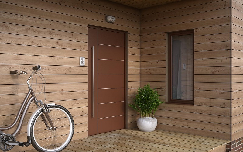 Ламинированные двери для дачи и коттеджа: как выбрать оптимальный вариант