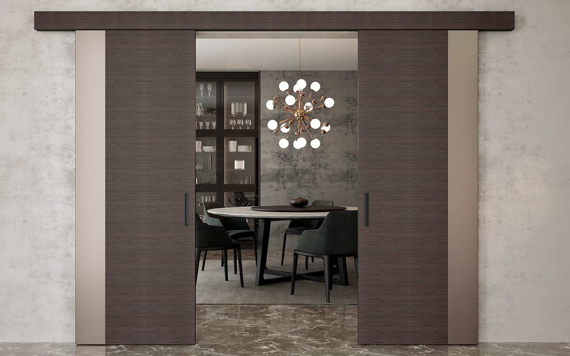 Как установить раздвижные двери