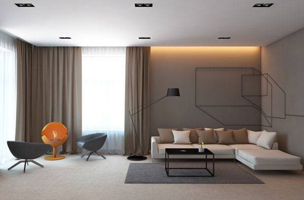 Підлогове покриття в стилі мінімалізм