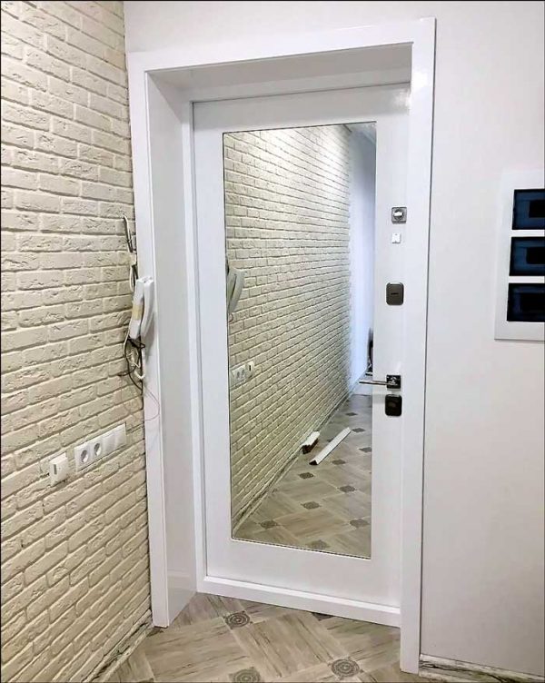 Входные двери с зеркалом, шумоизоляцией или стеклом