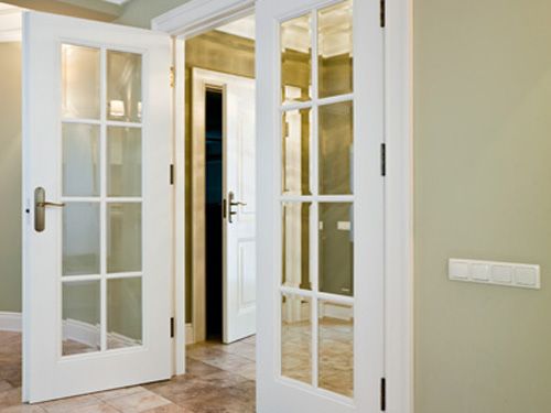 Двустворчатые межкомнатные двери: виды и размеры