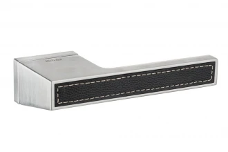 RICH-ART ГРЕЙТ 511 R68 MWSC-BLACK - матовый хром/черная экокожа - Ручки