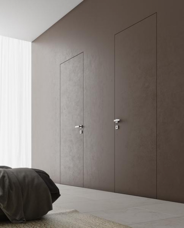 Скрытые межкомнатные двери под покраску: зачем прятать дверь?