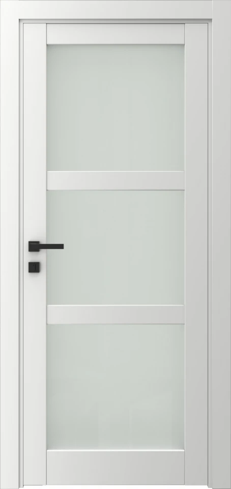 München L6 белый шелк - Межкомнатные двери