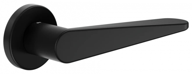 DND IKI на круглой розетке VIS - матовый хром - Ручки