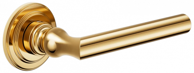 DND ISABELLA на круглой розетке R - матовая бронза - Ручки