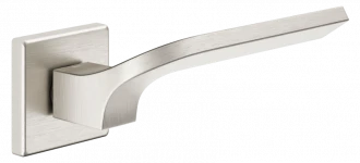 DND JOY 02 на квадратной розетке VIS - матовый никель - Ручки