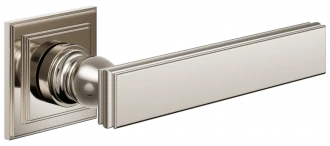 DND LUCREZIA 02 на квадратной розетке R - PVD никель - Ручки