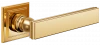 DND LUCREZIA 02 на квадратной розетке R - античное полированное золото - Ручки