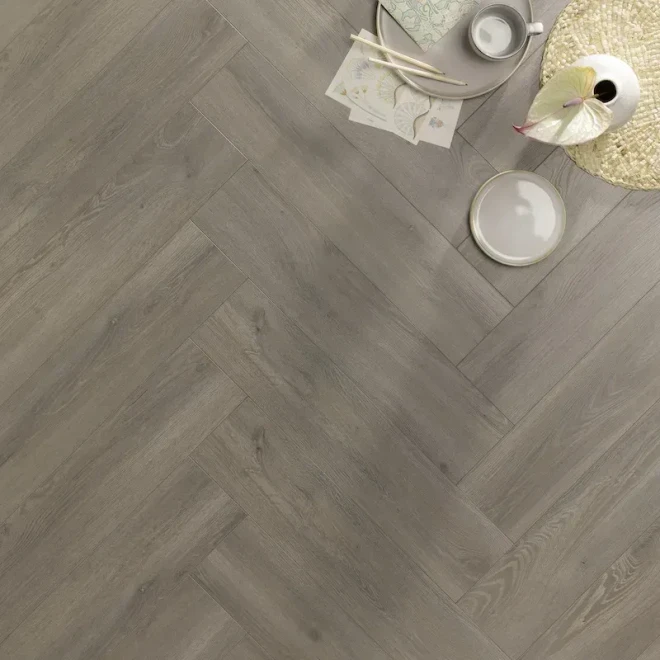 ALSAFLOOR ELEGANT Baton Rompu (Herringbone) V4 - 708 Ulysses - Laminate