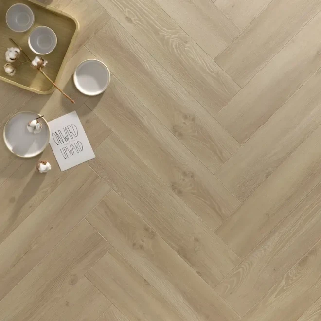 ALSAFLOOR ELEGANT Baton Rompu (Herringbone) V4 - 706 Molly - Laminate