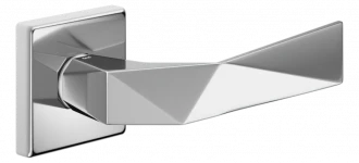 DND LUXURY 02 на квадратной розетке VIS - хром - Ручки