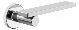 DND MINIMA на круглой розетке VIS - хром/матовый хром - Ручки