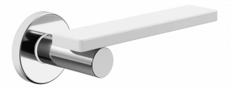 DND MINIMA на круглой розетке VIS - хром/белый - Ручки