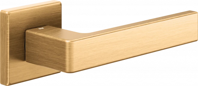 DND QUATTRO 02 на квадратной розетке VIS - матовое золото - Ручки