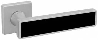 DND SoSHIC L 02 на квадратной розетке VIS - матовый хром/черный - Ручки