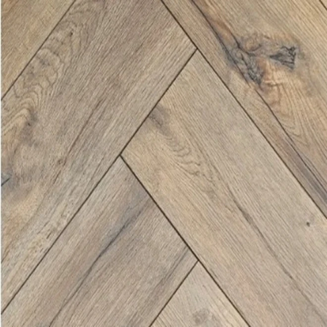 ALSAFLOOR Baton Rompu (Herringbone) V4 - 562 Western Oak - Laminate