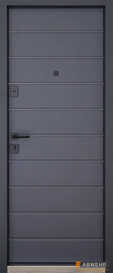 ABWEHR -  76 Solid RAL 7021T - Двері в наявності на складі