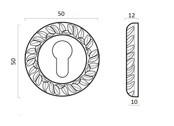 PZ FADEX C-основа B02 матовая бронза - Накладки