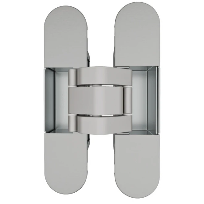 AGB Eclipse 2.1 - 130*30мм matte chrome - Door hinges