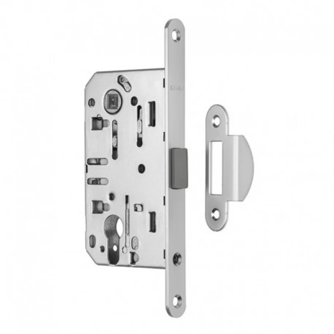 Rich-Art 410 С PZ (пластик) с отбойником - хром - Замки / Цилиндры 