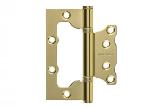 Rich Art 100 мм 2 ВВ (100х75х2,5) - 2518 РВ золото полированное	 - Дверные петли
