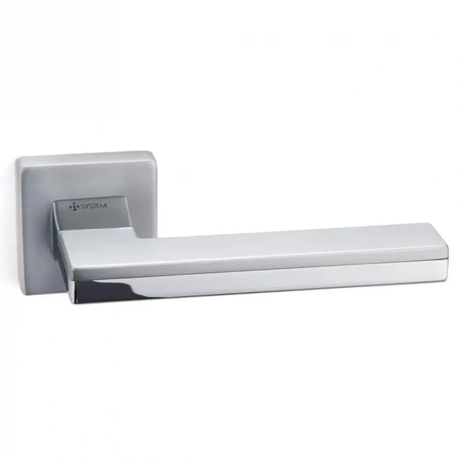 SYSTEM LARISSA - хром (белые вставки) - Ручки