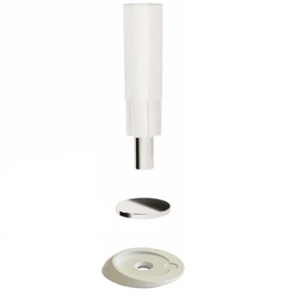 Стопор VERUM Modello2 скрытый магнитный – белый мат - Ограничители / Пороги