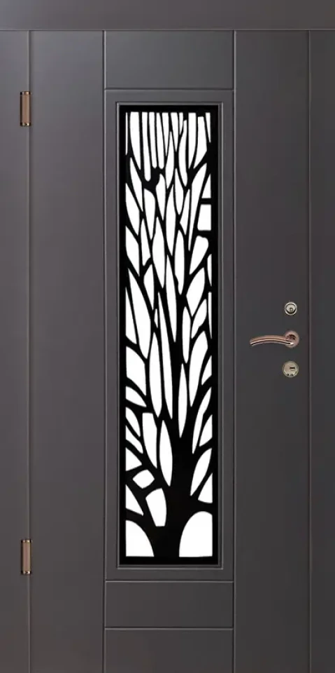  PORTALA Тріо модель Р-4 Ковка + склопакет  - Двері в наявності на складі