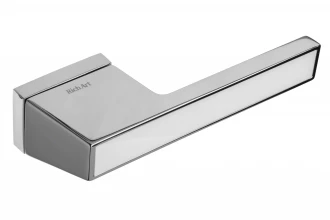 RICH-ART ГРЕЙТ 511 R68 СPWP - хром\вставка белый глянец - Ручки