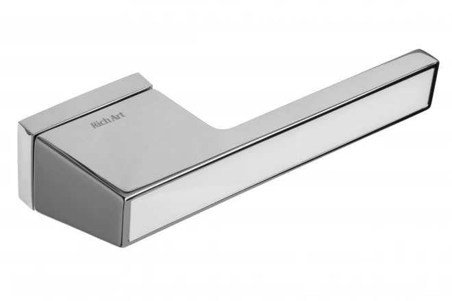 RICH-ART ГРЕЙТ 511 R68 СPWP - хром\вставка белый глянец - Ручки