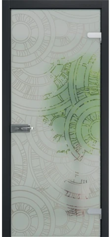 WakeWood All glass (art drawing) - Interroom doors