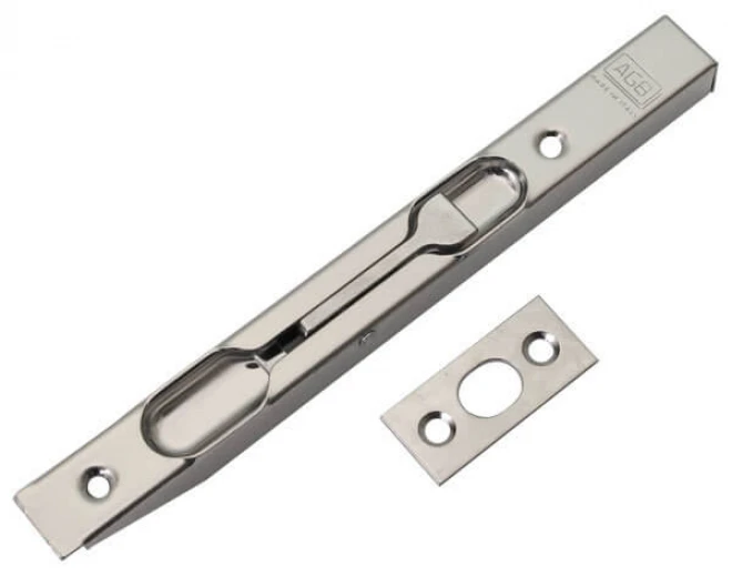 AGB mortise lock 150/16 folding - matte chrome - Furniture