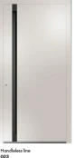  Garnika модель Handleless Line 001\002\003 - Вхідні двері