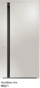  Garnika модель Handleless Line 002\1  003\1 - Вхідні двері