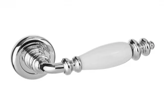 RICH-ART ФИРЕНЗ 457 R54 CP\WP - хром/белая керамика - Ручки