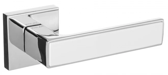 RICH-ART ЕНТРИ 219 R25 CP\WP - хром\белая вставка - Ручки