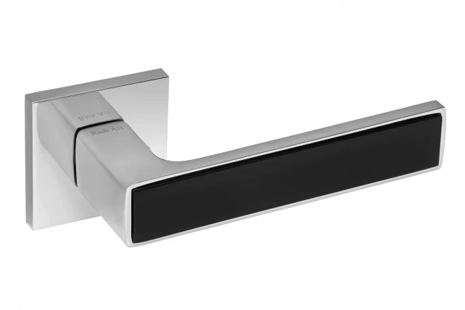 RICH-ART ЕНТРИ 219 R25 CP\WP - хром\белая вставка - Ручки