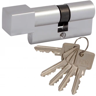 Цилиндр RDA хром - Замки / Цилиндры 